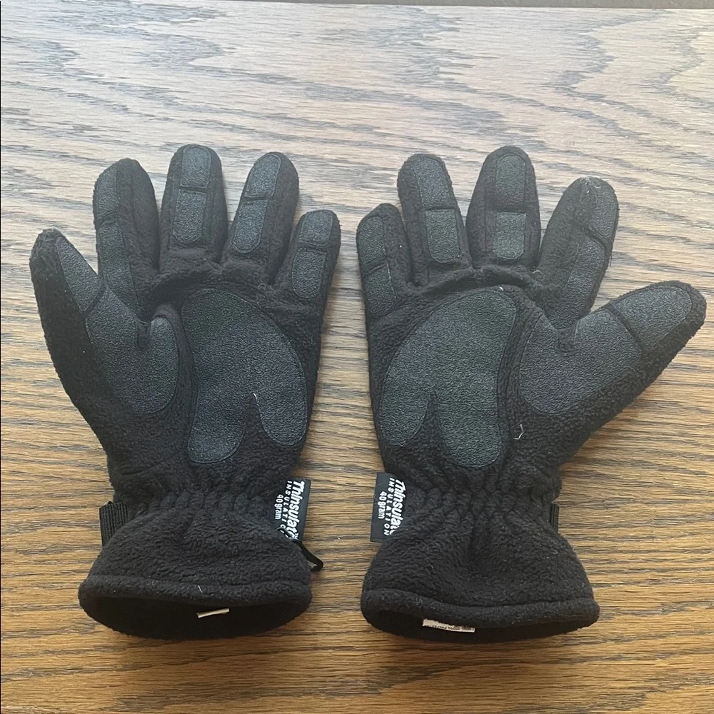 3M Thinsulate Black Gloves